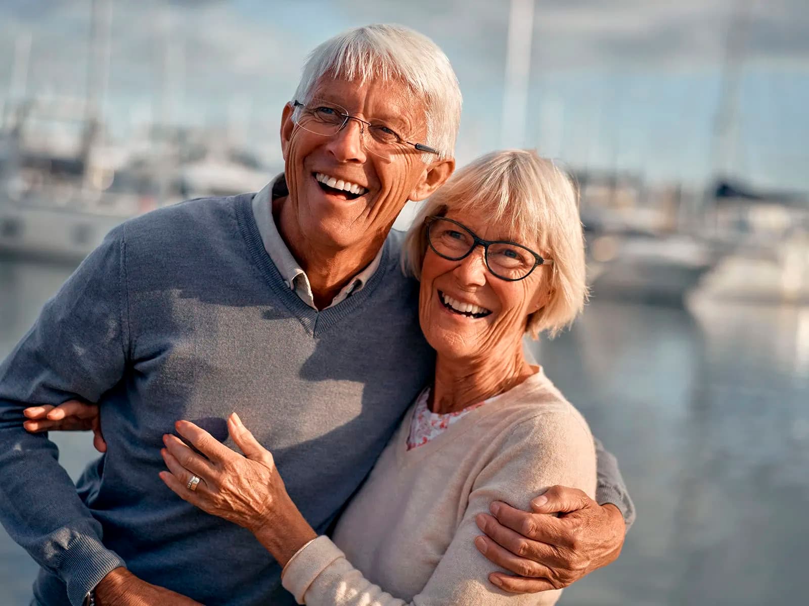 happy dental implant patients in southampton