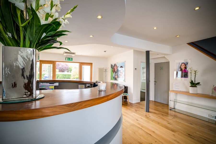 a photo of reception interior
