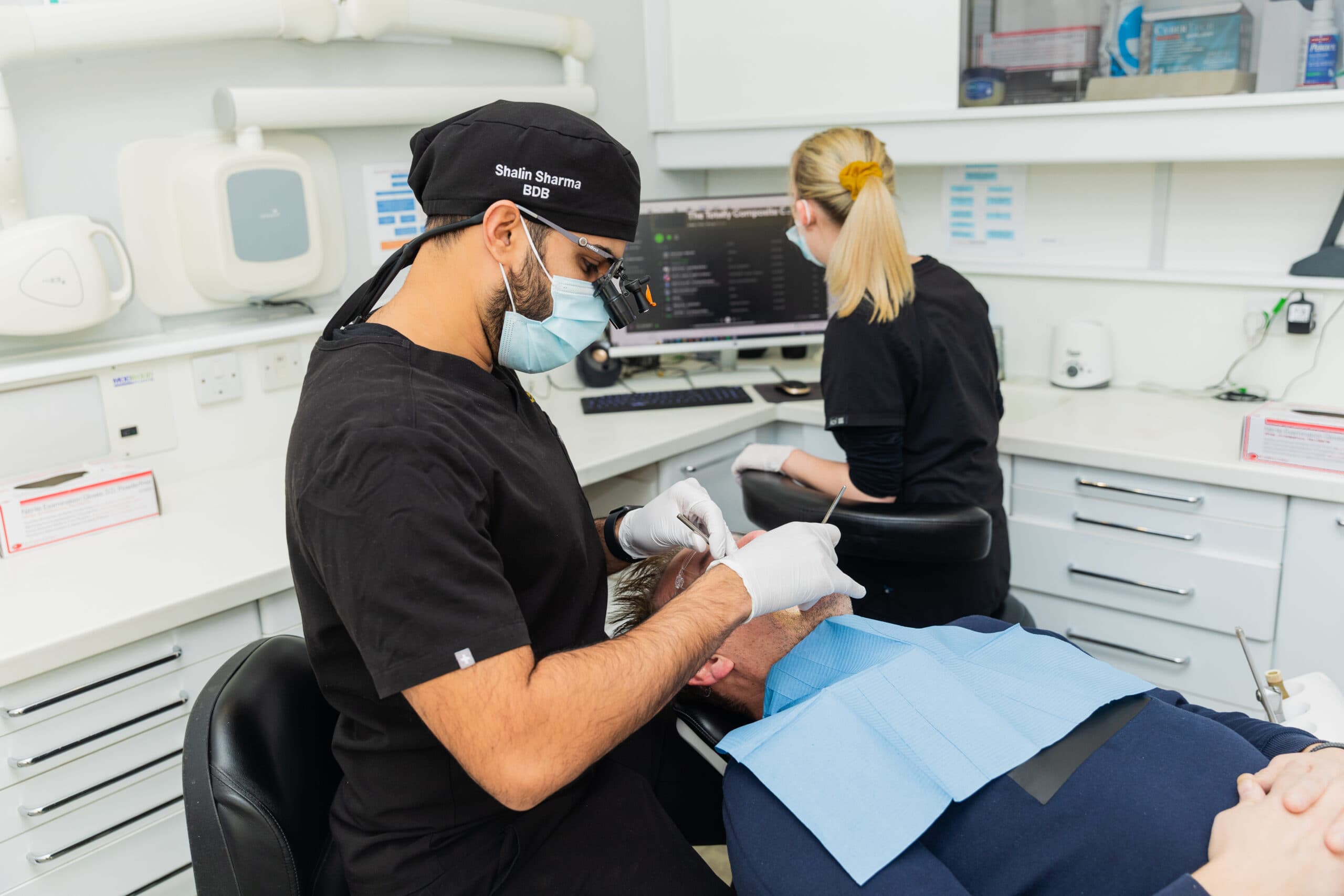 crawley dentist, dentist treating a patient in Crawley, West Sussex