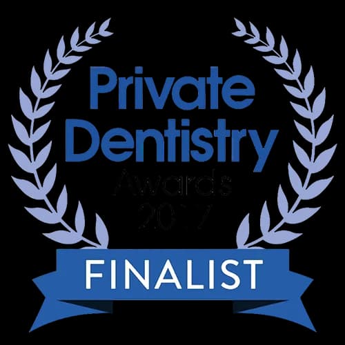 Private Dentistry Award 2017 Finalist Badge
