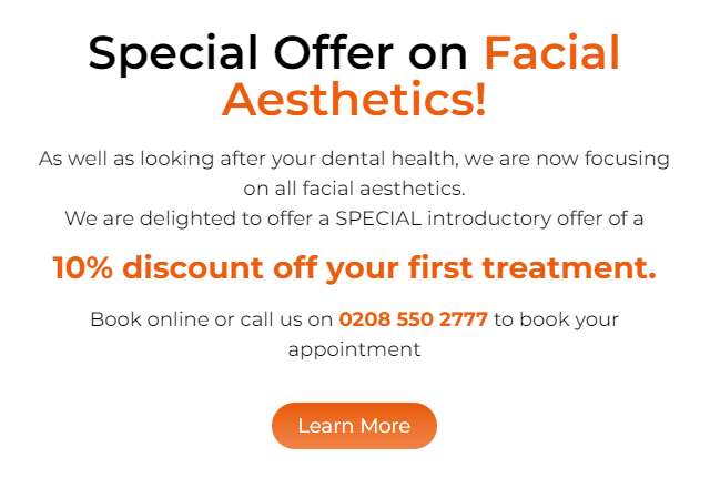 facial aesthetics offer